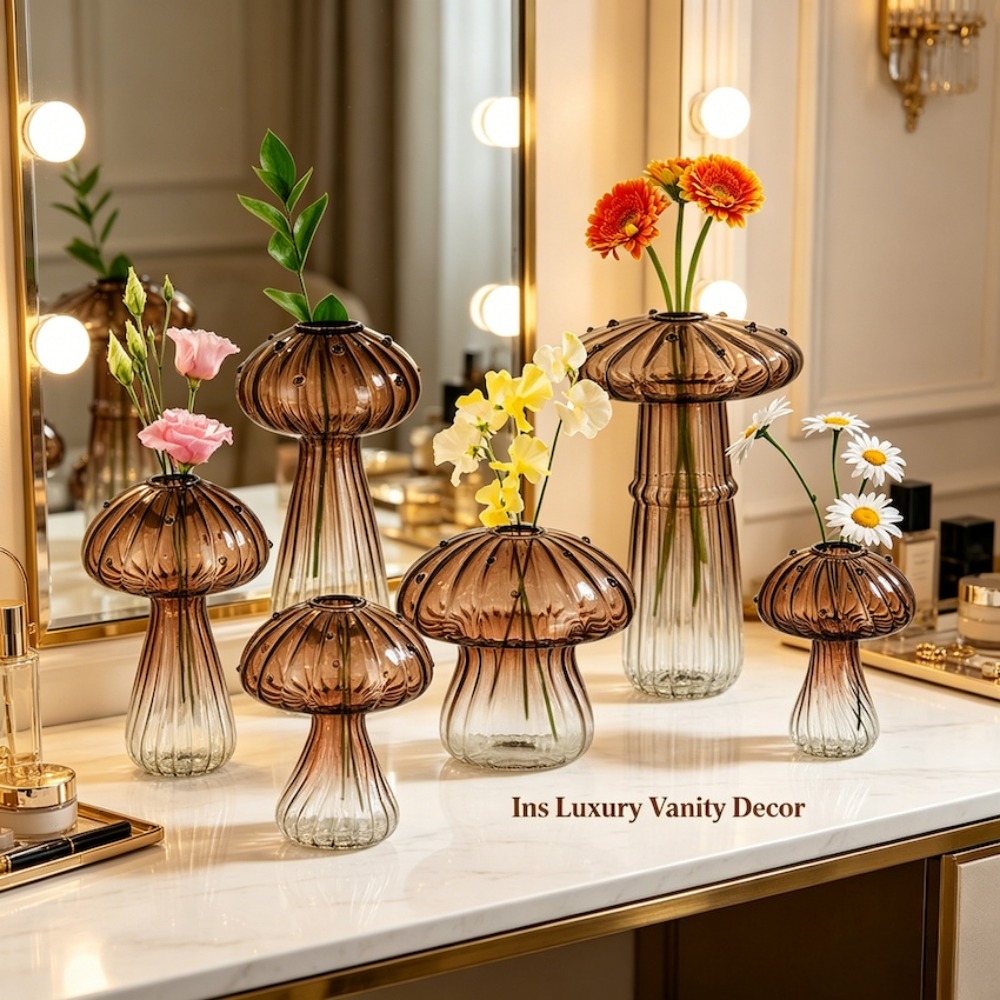 Propagation Station Vase - محطة تكاثر الزهور الزجاجية المخددة بتصميم
