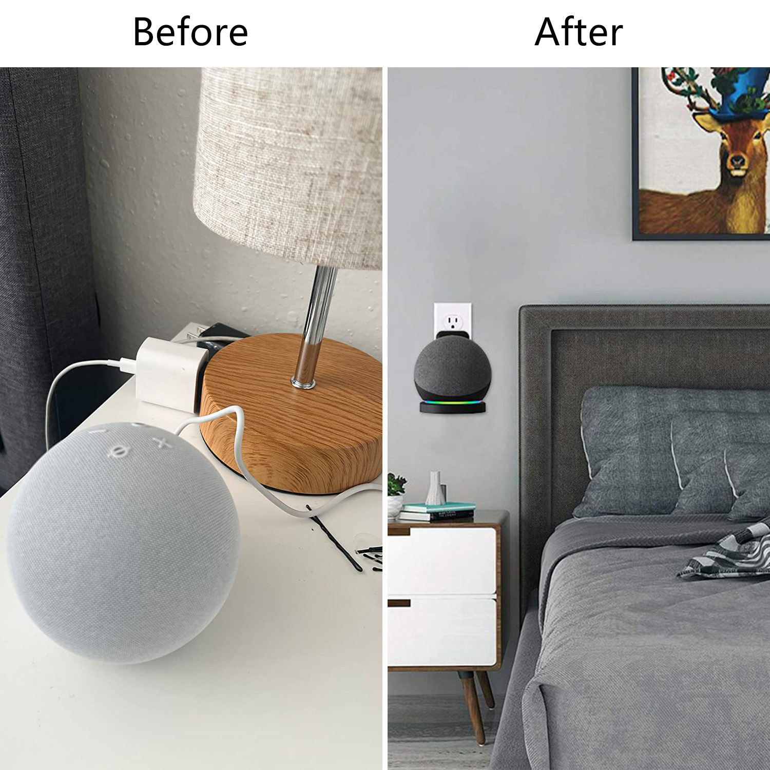حامل منافذ الحائط لـ Echo Dot  - مراجعة Amazon Speaker Echo Pop وسعره