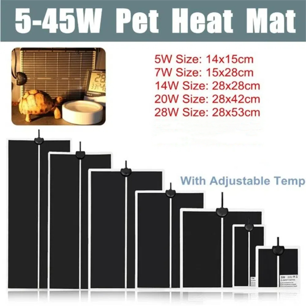 5 ~ 28 واط الشتلات الحرارة حصي - مراجعة Heat Mat Seedling وسعره